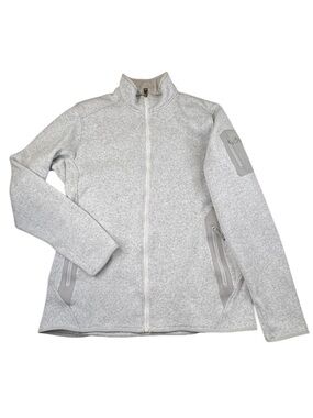 !!!!! SOLD !!!!!! E. Large Gray Fleece Gorpcore Full Zip Outdoor